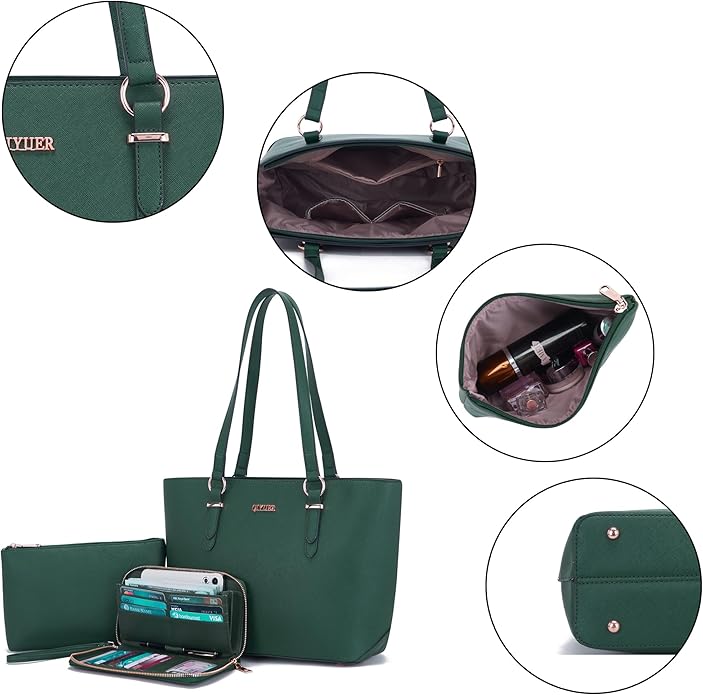 Purses And Wallets Set For Women Work Tote Satchel Handbags Shoulder Bag Top Handle Totes Purse With Matching Wallet