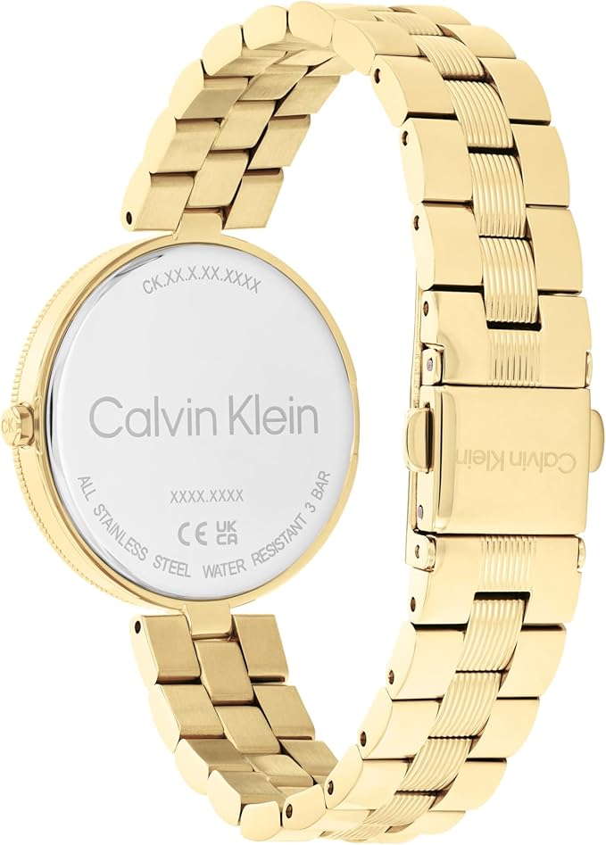 Calvin Klein Gleam - Women's 2H Quartz Watch Stainless Steel - Water Resistant 3 ATM/30 Meters - A Timeless Elegance for Her Everyday Lifestyle - 32 mm