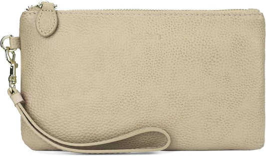 befen Genuine Leather Wristlet Clutch RFID Blocking Bag Cell Phone Wallet Purse Wristlet Wallet Purses and Handbags for Women