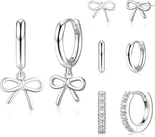 Small Gold Huggie Hoop Earrings Set for Women Men Hypoallergenic 14K Plated Stack Cartilage Earrings, Multiple Piercing Lightweight Mini Thin Cute Dainty Trendy Jewelry Set Christmas Gifts for Women