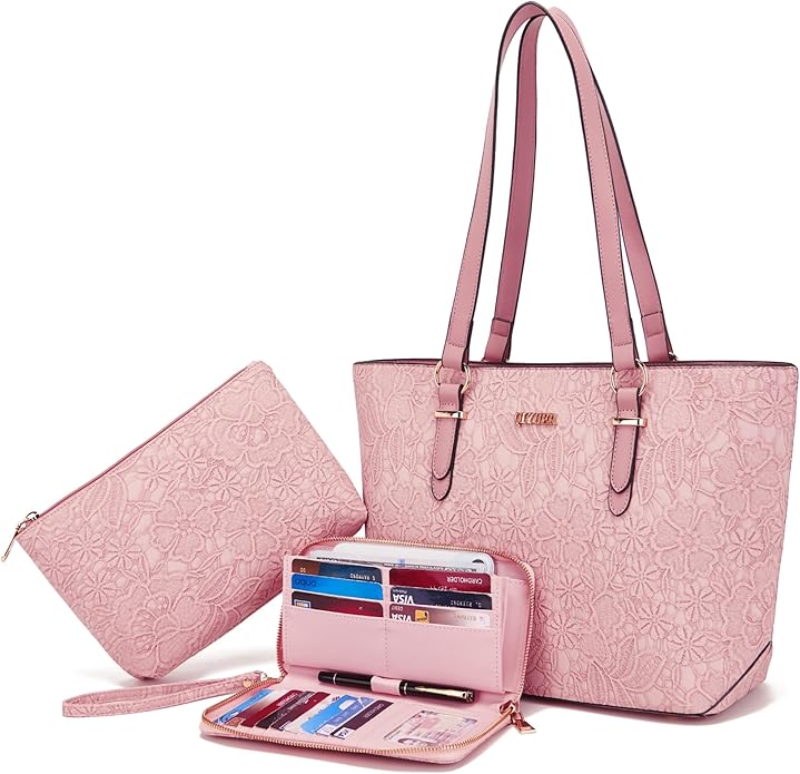 Purses And Wallets Set For Women Work Tote Satchel Handbags Shoulder Bag Top Handle Totes Purse With Matching Wallet
