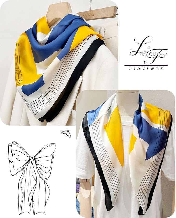 Satin Bandanas Head Scarf For Women Hair Scarves Accessories Lightweight Fashion Wrap Neck Silk Sleeping Headscarf