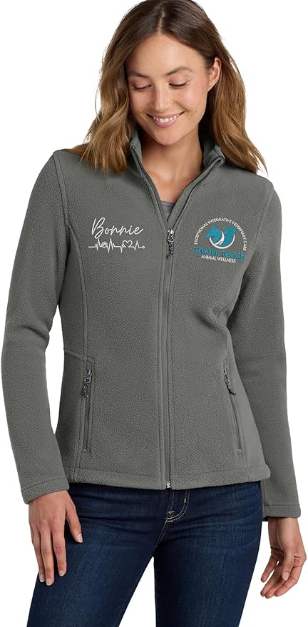 INK STITCH Women L217 Custom Stitching Embroidery Fleece Jackets - Multicolors