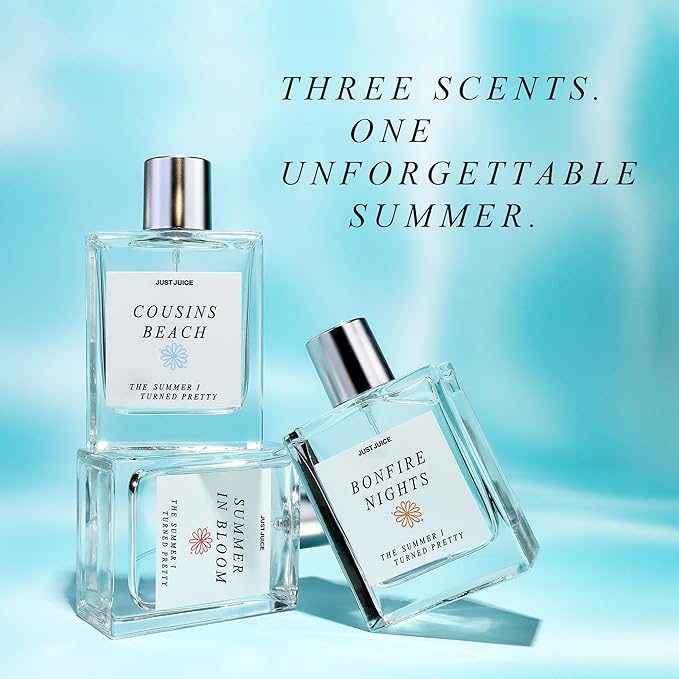 Just Juice - The Summer I Turned Pretty Bonfire Nights - Warm Spice and Toasted Vanilla Perfume for Women and Men - 0.3 oz