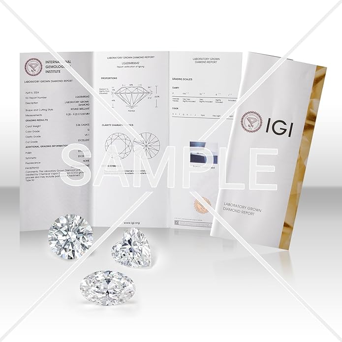 Gem Stone King 0.20 to 6 Cttw 14K Gold Lab Grown Diamond Stud Earrings | Gold Earrings For Women Men | E-F Color | VS1-VS2 Clarity