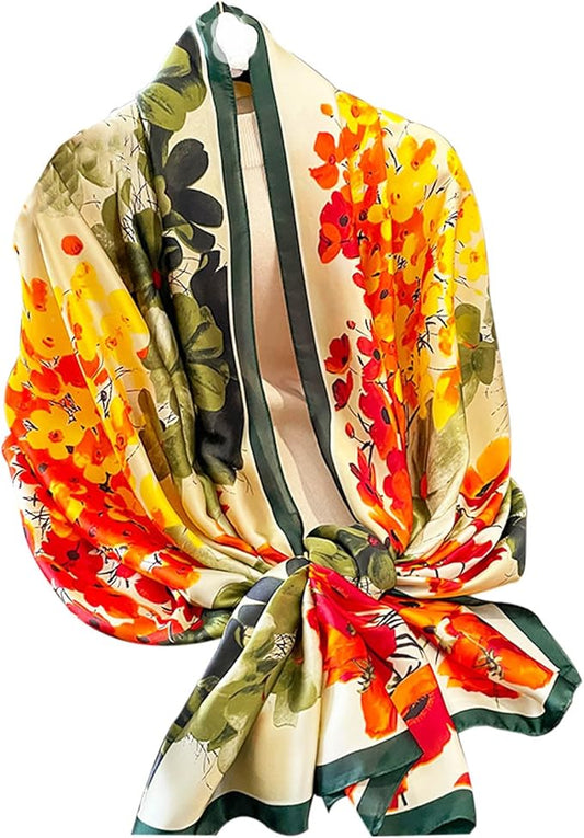 Shawl Scarf For Women Lightweight Scarves Floral Pattern Formal Evening Dressesformal Shawl Summer Wraps