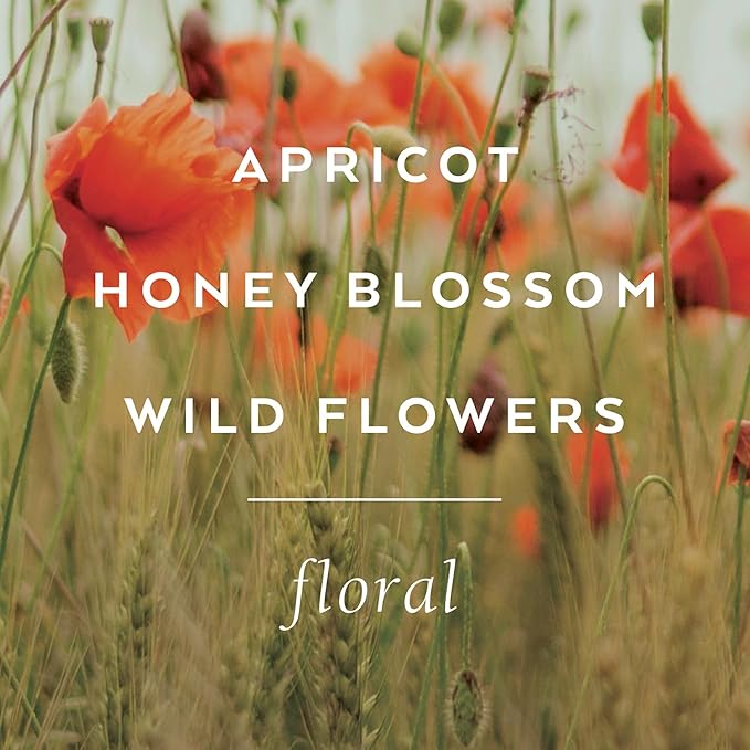 Library of Flowers Field & Flowers Eau de Parfum, 1.69 Fl. Oz. - Apricot, Honeyed Blossom & Wildflowers – Women’s Perfume, Eau de Parfum Spray for Women