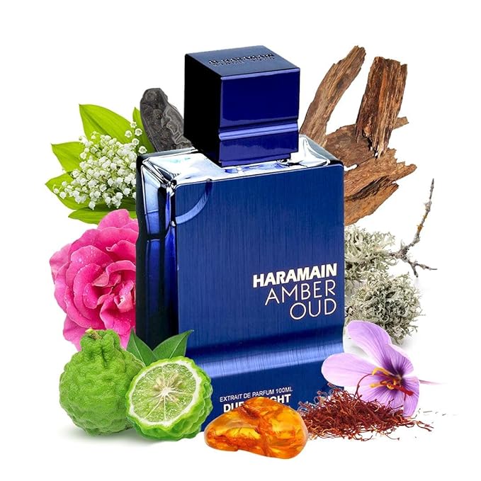 Al Haramain Amber Oud - Dubai Night - Oud Cologne for Men - Amber Perfume for Men - Long Lasting Perfume with Bergamot, Saffron Fragrances - 3.33 oz
