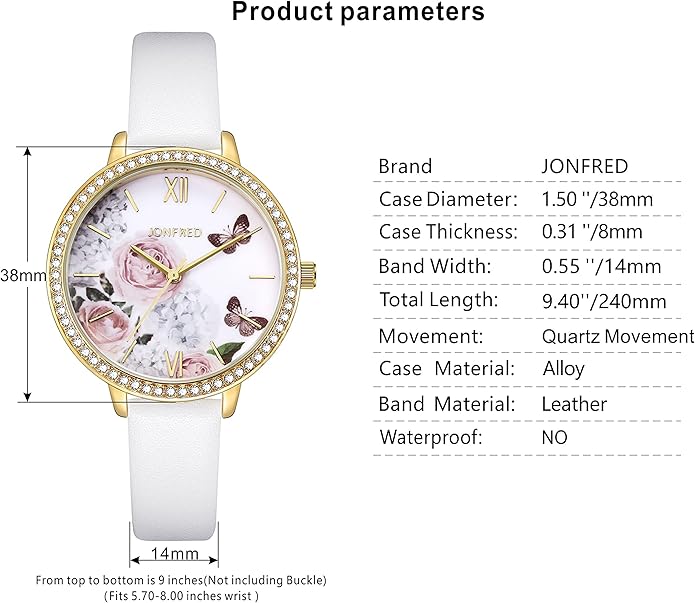 Women's Watches Leather Band Luxury Quartz Watches Waterproof Fashion Creative Wristwatch for Women Ladies