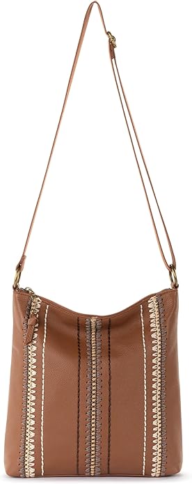 The Sak Lucia Crossbody Bag in Leather, Convertible Purse with Adjustable Strap
