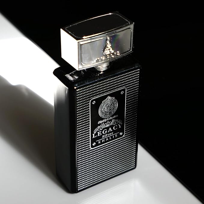 Legacy Silver Eau de Parfum 3.4 oz - Fresh Unisex Perfume with Lemongrass Cedarwood and Musk loved for its long lasting trail and compliment catching aroma