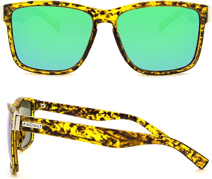 ANDOILT Sport Polarized Square Sunglasses