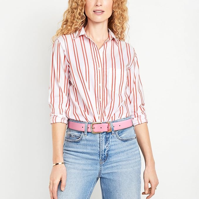 Belts for Women with Gold Buckle Faux Leather Belts Fashion Casual belts for jeans
