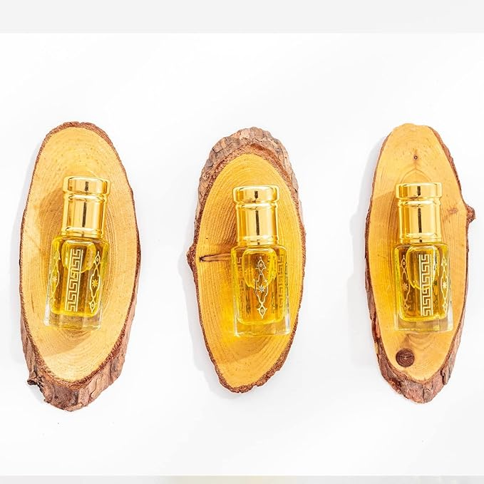 Maison d'Orient Samples Set (3 x 3 mL) of Scented and Neutral Fragrance Longevity Booster Elixir Oil Perfect For Any Spray Perfume, Cologne and Eau de Toilette