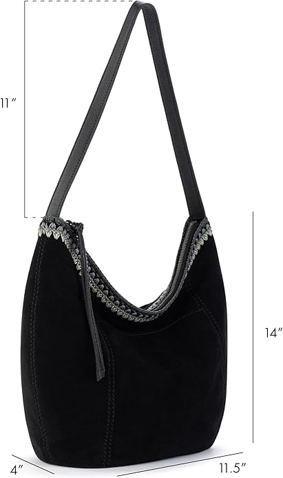 The Sak Sequoia Hobo Bag - Premium Large Leather Women's Handbag for Everyday & Travel - Durable Purse With Zipper Pocket