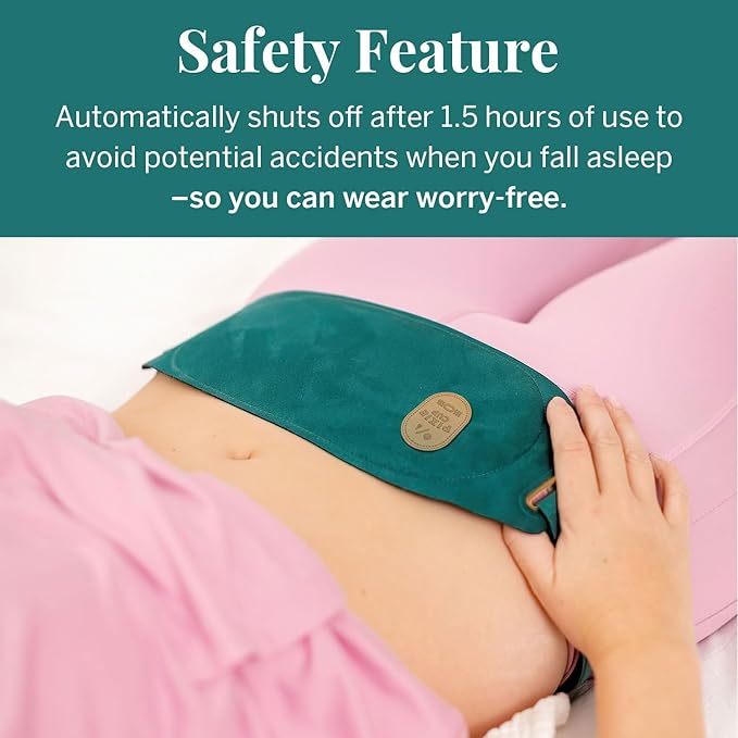 Pixie Period Heating Pad for Cramps - Thinnest Wearable Heating Pad for Feminine Care - Unnoticeable Under Clothes - Best Portable Heat Belt for Menstrual Pain Relief - FSA Eligible and HSA Eligible