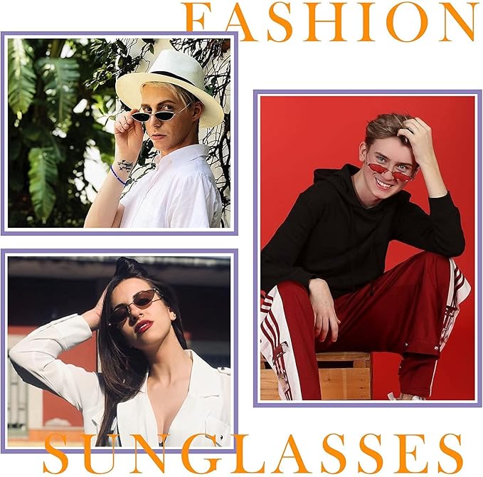 FEISEDY Fashion Designer Sunglasses Retro Small Petals Shape Arc Temple Design B2298