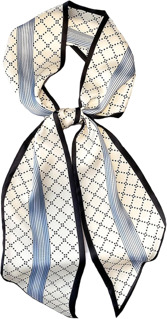Purse Scarf For Handbags Head Scarves For Women's Hair Bags Scarfs Long Skinny Scarves Fashion Silky
