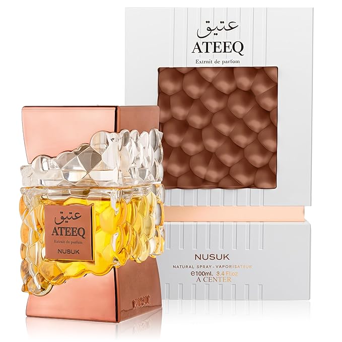 Ateeq Cologne for Men | Warm Spicy Gourmand Eau de Parfum | 100ml Long Lasting Perfume with Citrus, Spice & Woody | Rich Seductive Scent Luxury Fragrance for Day and Night