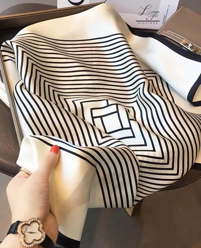 Satin Bandanas Head Scarf For Women Hair Scarves Accessories Lightweight Fashion Wrap Neck Silk Sleeping Headscarf
