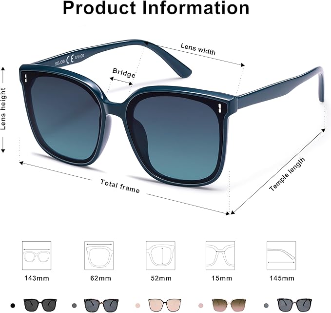 SOJOS Sunglasses for Women Men Vintage Style Shades SJ2157