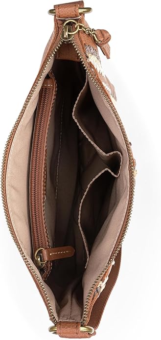 The Sak Lucia Crossbody Bag in Leather, Convertible Purse with Adjustable Strap