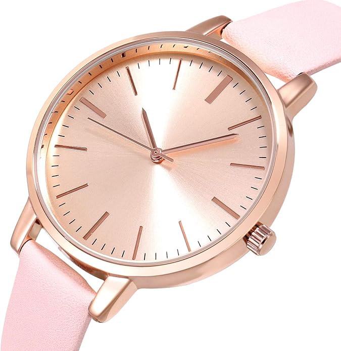 Women's Watches Leather Band Luxury Quartz Watches Waterproof Fashion Creative Wristwatch for Women Ladies