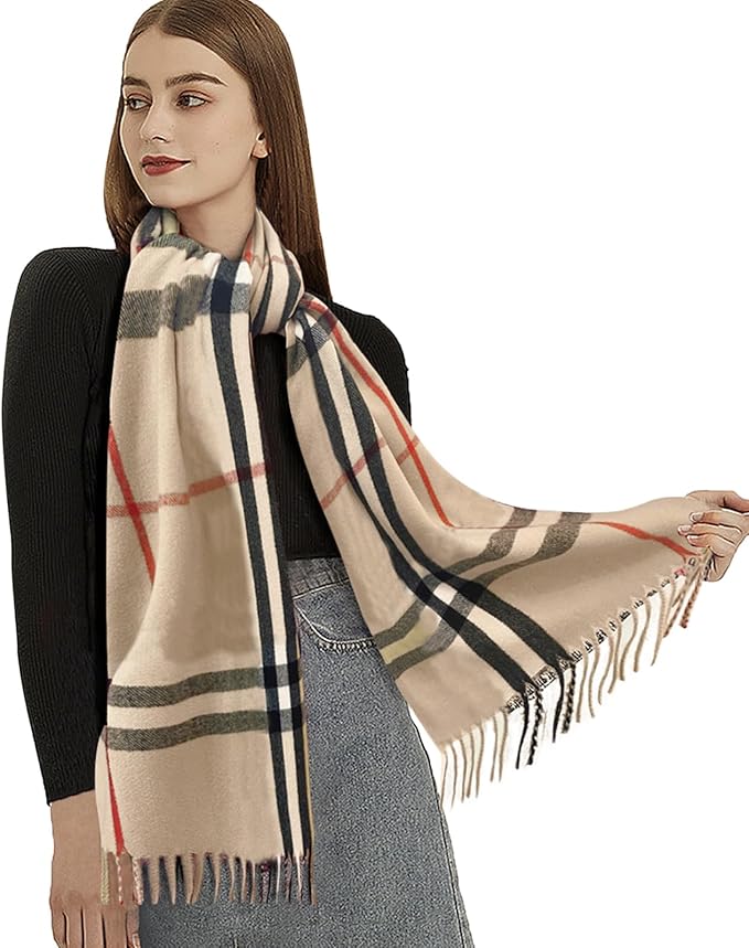 EXTREE Scarfs for Women Pashmina Silky Shawl Wrap for Evening Dressing Blanket Open Front Poncho Cape