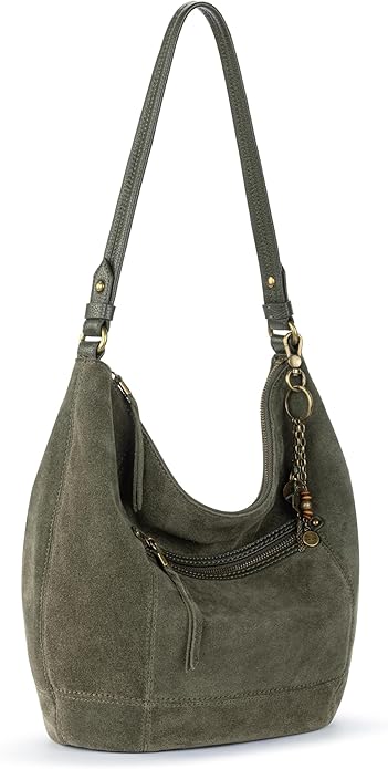 The Sak Sequoia Hobo Bag - Premium Large Leather Women's Handbag for Everyday & Travel - Durable Purse With Zipper Pocket