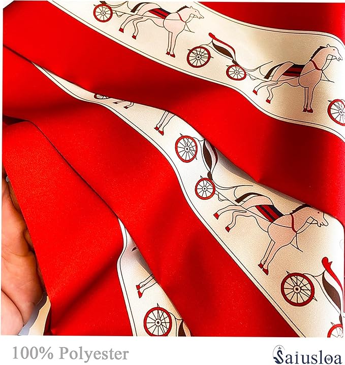 Purse Scarf For Handbags Head Scarves For Women's Hair Bags Scarfs Long Skinny Scarves Fashion Silky