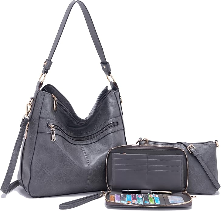 Women Large Crossbody Bags Ladies Satchel Shoulder Handbags Purse and Wallet Set for Women Totes Hobo Purses