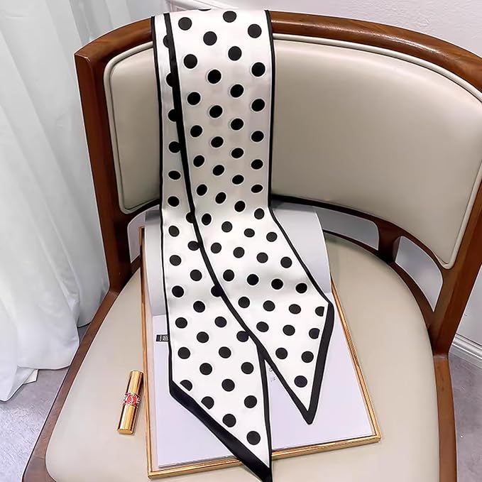 Hair Scarf for Women Silky Satin Headscarf Neck Scarves for Handbag Accessory