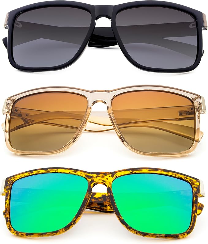 ANDOILT Sport Polarized Square Sunglasses