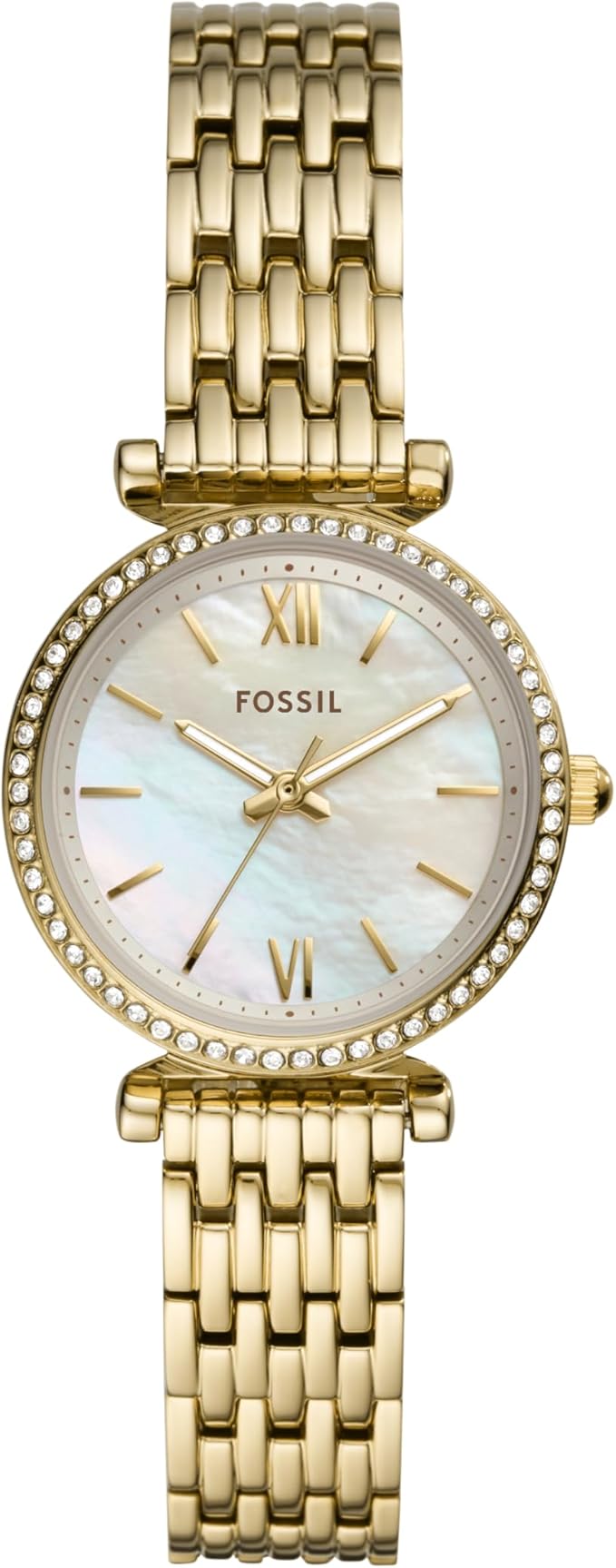 Fossil Women's Carlie Quartz Stainless Steel Three-Hand Watch