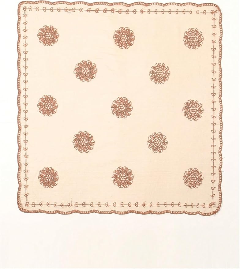 Floerns Women's Flower Embroidery Hair Scarf Headband Sheer Lace Hair Bandana