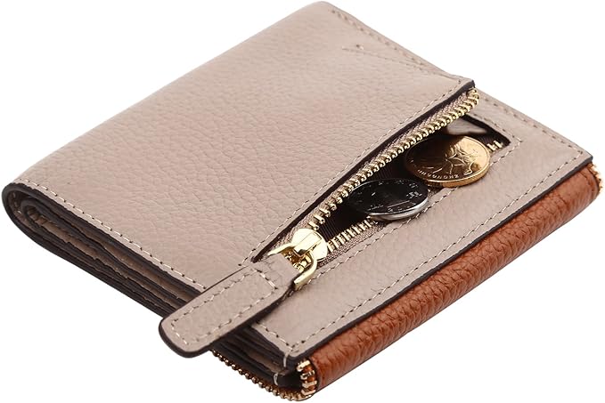 Lavemi Ultra Thin Small Compact Leather Womens Girls Wallets RFID Blocking Credit Card Holder for Women