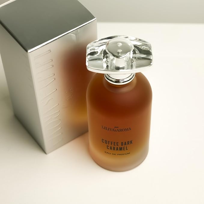 Liliya's Aroma Coffee Dark - Caramel Luxurious Eau de Parfum Long-Lasting Fragrance for Men 3.4 Fl Oz