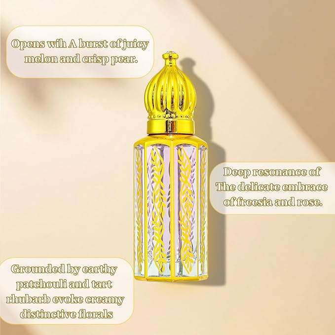 MR.A 3Pack Arabian Perfume for Women, Arabic Long Lasting Roll on Perfume Oil, Luxury Arab Parfume Oil, Soft Parfume Arabe 1.2FL OZ Baby Pink, Pheromones Perfumes for Women