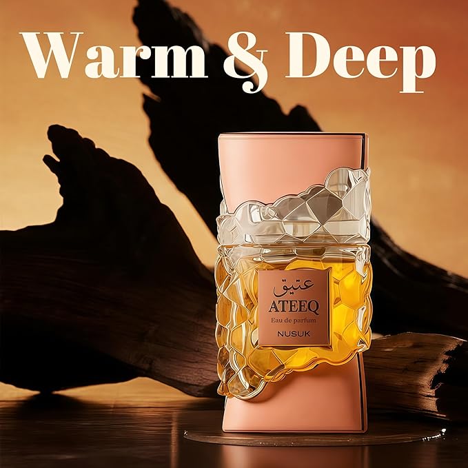 Ateeq Cologne for Men | Warm Spicy Gourmand Eau de Parfum | 100ml Long Lasting Perfume with Citrus, Spice & Woody | Rich Seductive Scent Luxury Fragrance for Day and Night