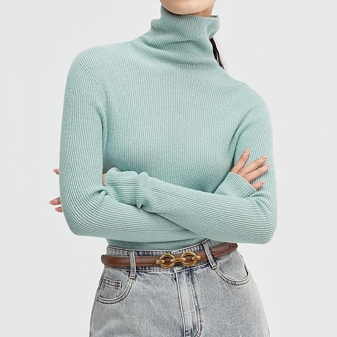 Women's Fashion Classic Metal Buckle Leather Belt with Jeans Dress
