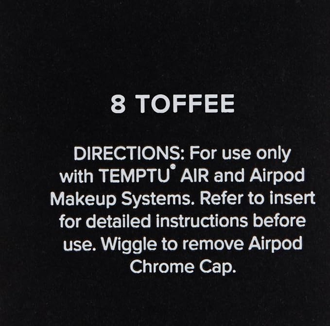 TEMPTU Perfect Canvas Airbrush Foundation Airpod: Anti-Aging Long-Wear Makeup, Buildable Coverage Semi-Matte, Natural Finish