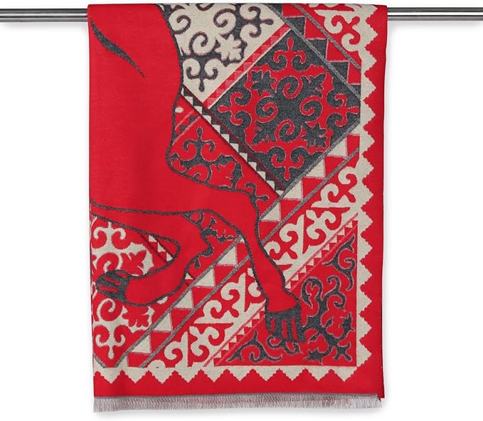 EXTREE Scarfs for Women Pashmina Silky Shawl Wrap for Evening Dressing Blanket Open Front Poncho Cape