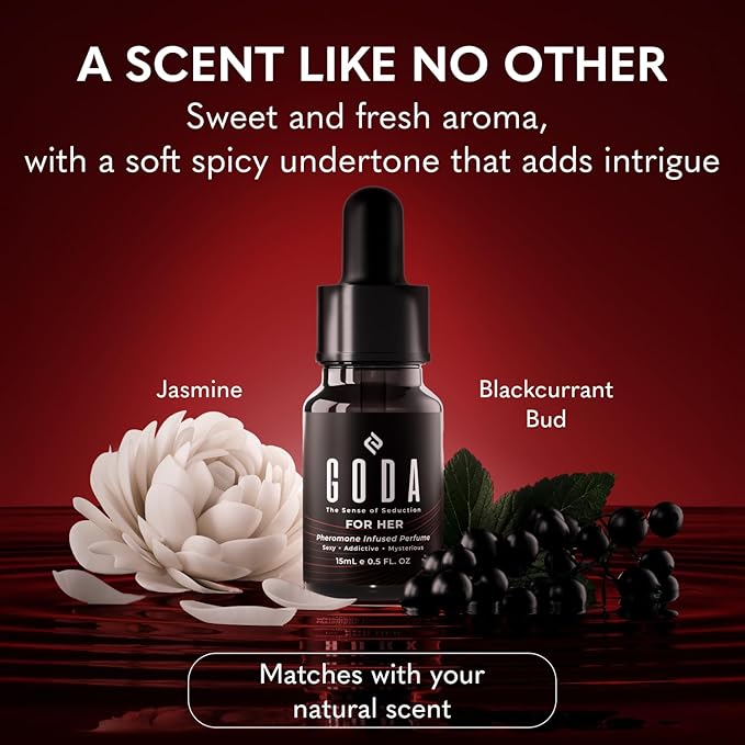GODA for Her Perfume and Silk Body Oil for Women - Perfect Bundle for Your Daily Stunning Beauty and Attraction