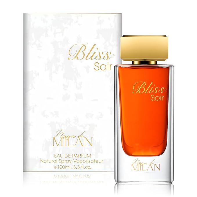 BLISS SOIR, Women Cologne, Long Lasting EDP, Passionate Allure & Luxurious Elegance, Daily Fragrance for Women, 3.4 Fl Oz