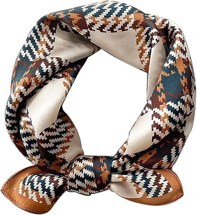 Neck Scarf For Womens Silky Head Scarves Hair Bandanas Square Scarf Fashion Accessories lightweight