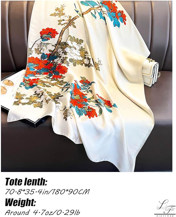 Shawl Scarf For Women Lightweight Scarves Floral Pattern Formal Evening Dressesformal Shawl Summer Wraps