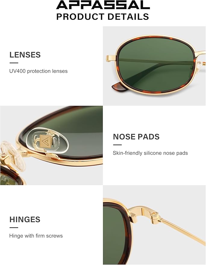 Retro Oval Sunglasses for Women Men Trendy Large Round Y2k Sunnies AP3681