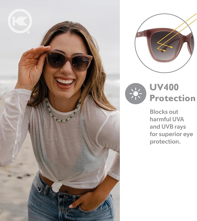 Knockaround Deja Views Polarized Sunglasses for Women & Men - Trendy Sunglasses - UV400 Protection