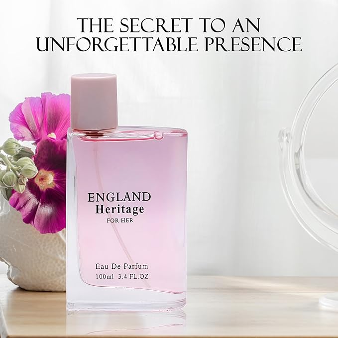 England Heritage Women Perfume Long Lating Eau De Parfum–Fresh And Trendy Natural Spray Fragrance For Effortless Chic 3.4 Fl Oz For Daily Used