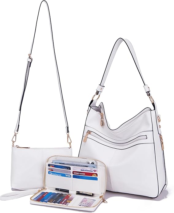 Women Large Crossbody Bags Ladies Satchel Shoulder Handbags Purse and Wallet Set for Women Totes Hobo Purses